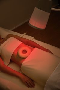 Infrared abdominal therapy treatment at RXV Wellness Village Sampran.